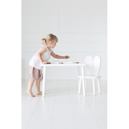 Bee Smart MS-24-1 Full Beyaz Set (1 Masa 1 Sandalye)